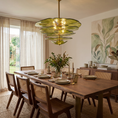 Load image into Gallery viewer, Lotus Leaf Layered Glass Chandelier
