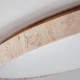 Load image into Gallery viewer, Ultra-thin Round Travertine Ceiling Lamp
