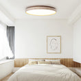 Load image into Gallery viewer, Ultra-thin Round Travertine Ceiling Lamp

