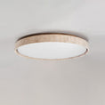 Load image into Gallery viewer, Ultra-thin Round Travertine Ceiling Lamp
