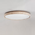 Load image into Gallery viewer, Ultra-thin Round Travertine Ceiling Lamp
