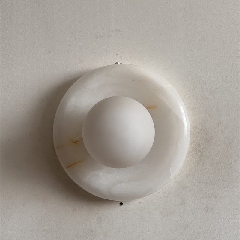 Orli White Jade Sconce
