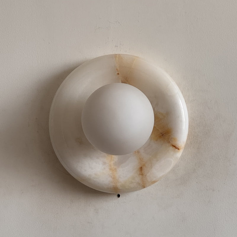 Orli White Jade Sconce