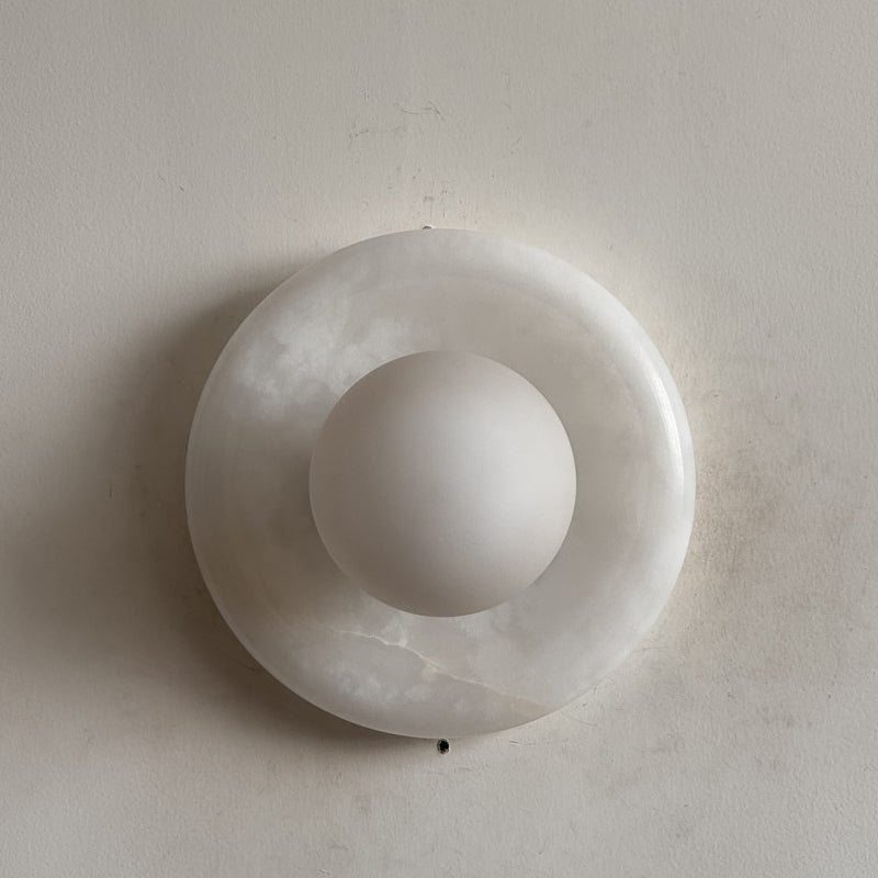 Orli White Jade Sconce
