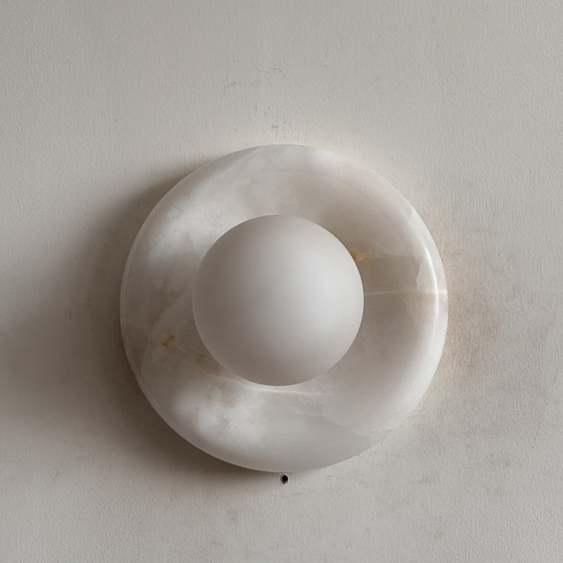 Orli White Jade Sconce
