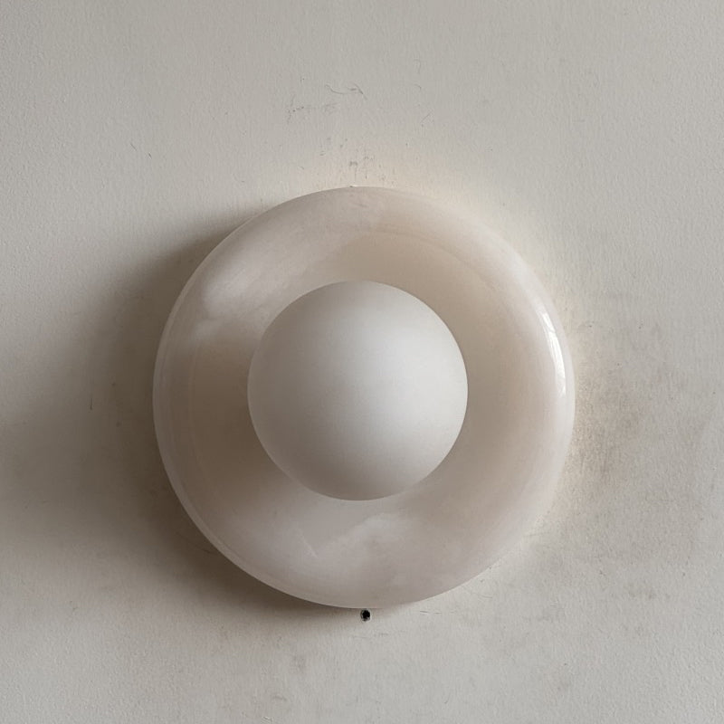Orli White Jade Sconce