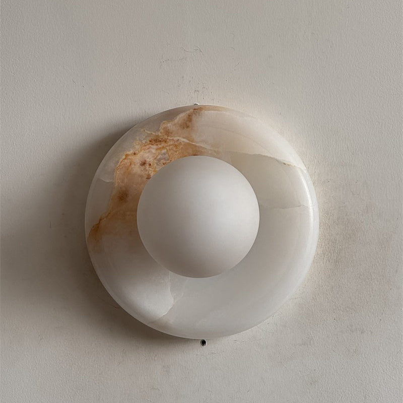 Orli White Jade Sconce
