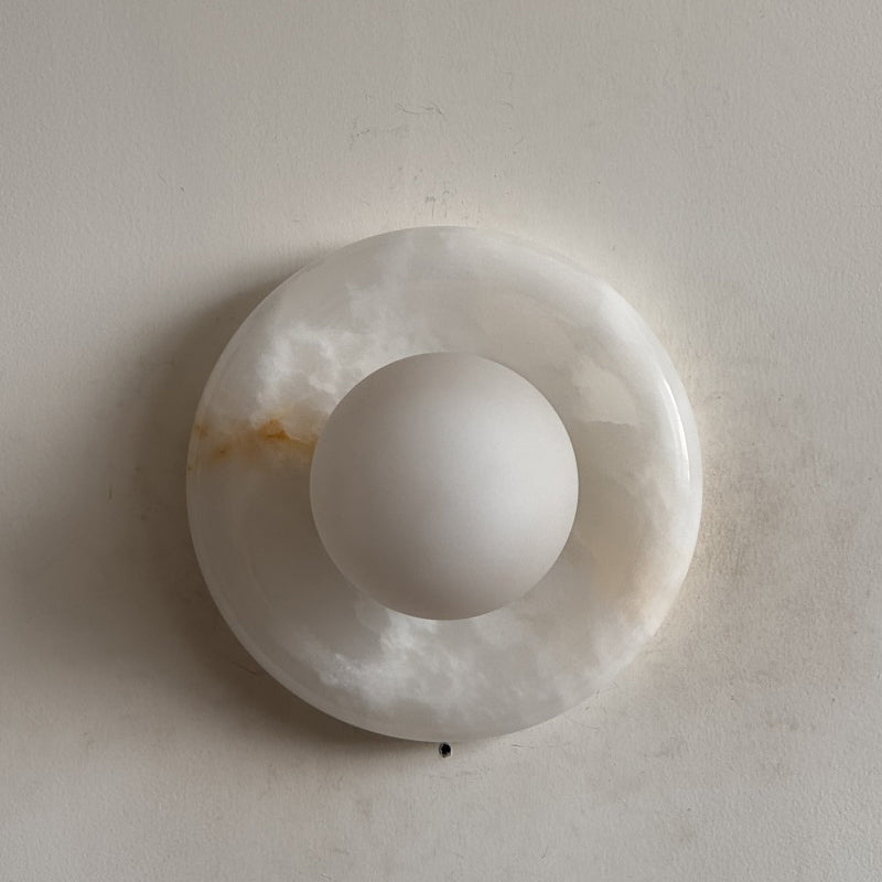 Orli White Jade Sconce