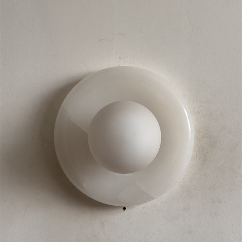 Orli White Jade Sconce