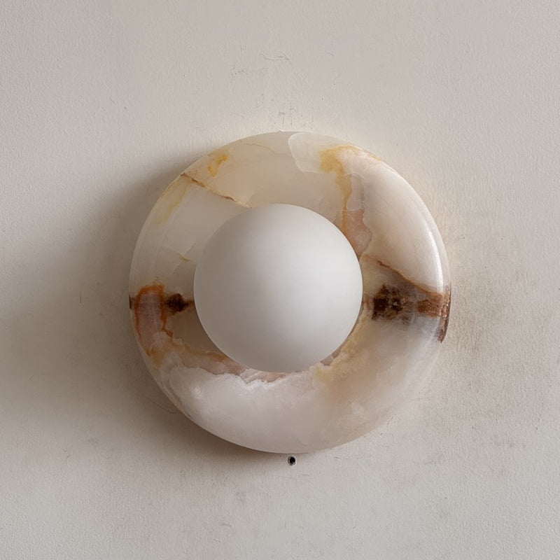 Orli White Jade Sconce