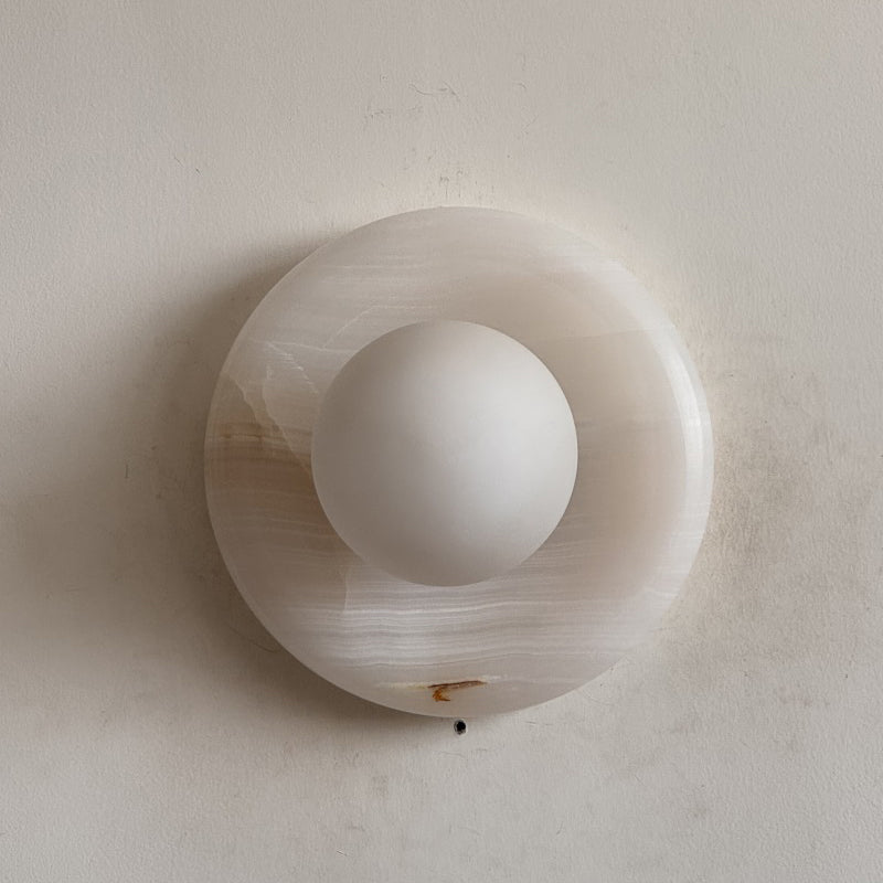 Orli White Jade Sconce