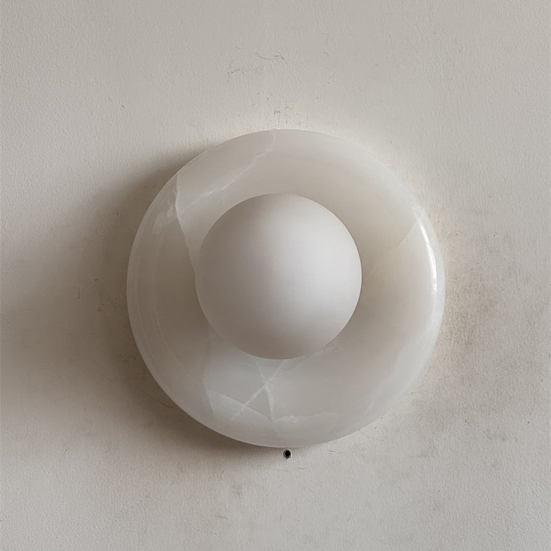 Orli White Jade Sconce