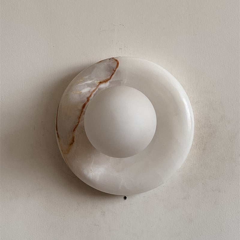 Orli White Jade Sconce