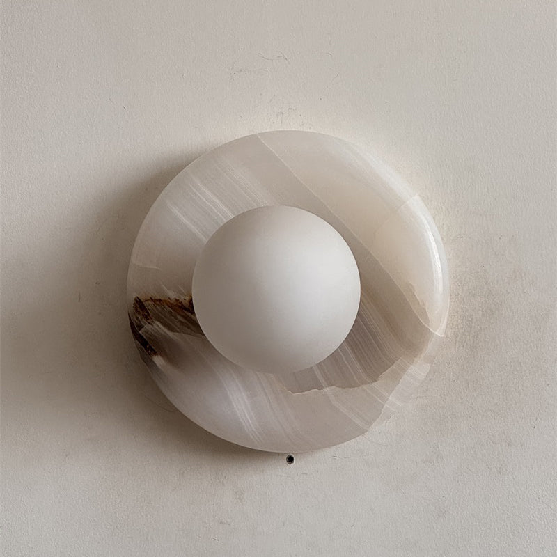 Orli White Jade Sconce