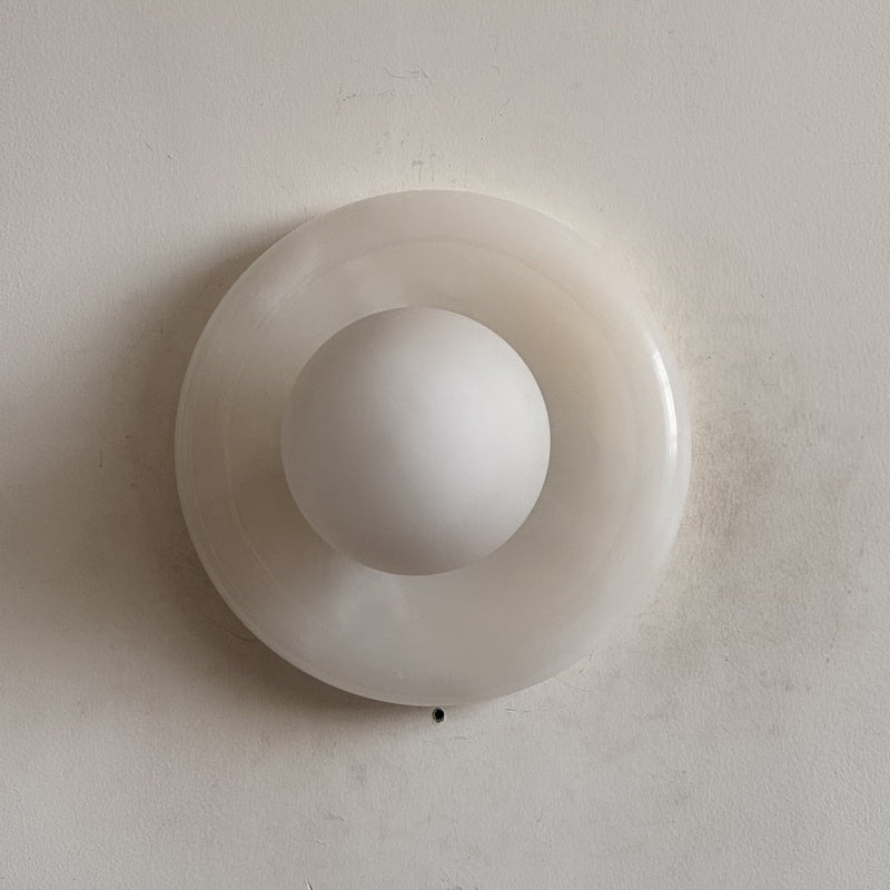 Orli White Jade Sconce