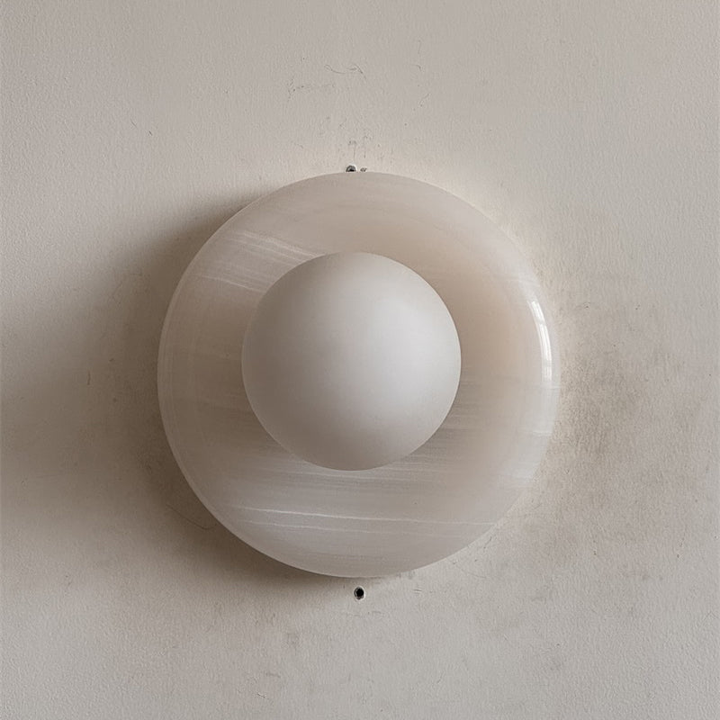 Orli White Jade Sconce