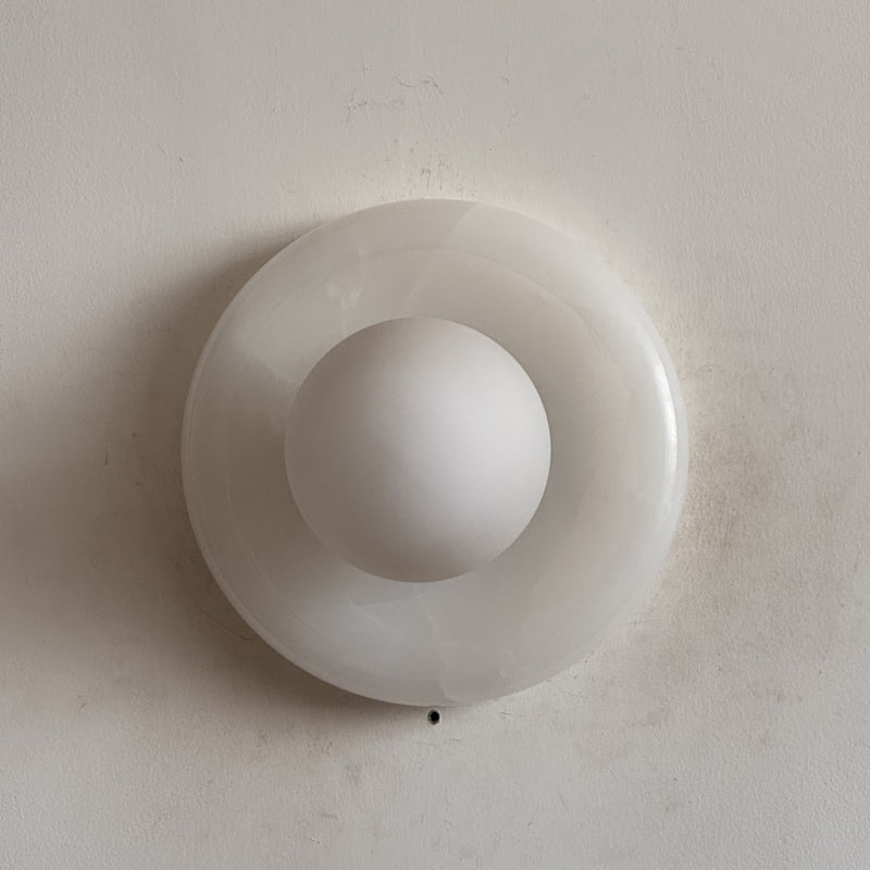 Orli White Jade Sconce