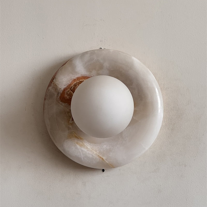 Orli White Jade Sconce