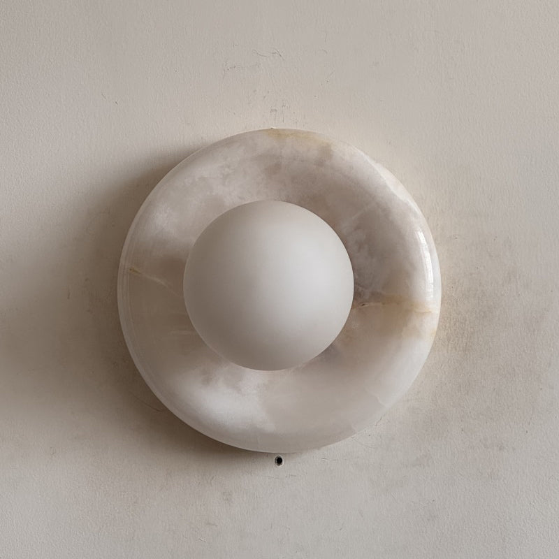 Orli White Jade Sconce