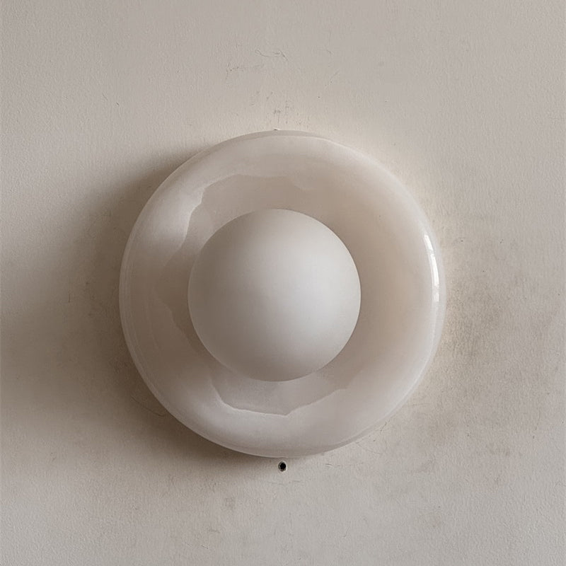 Orli White Jade Sconce