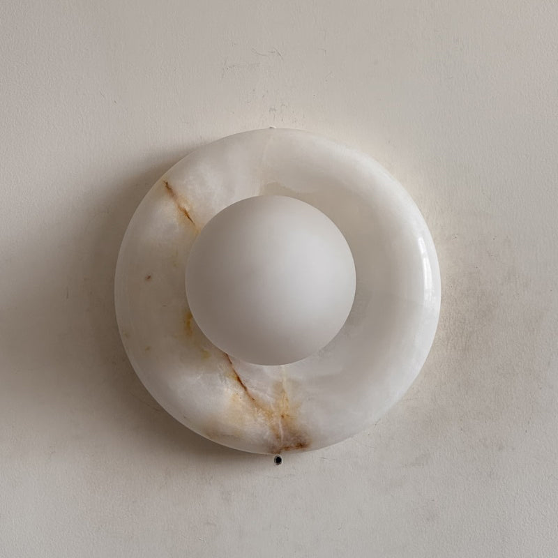 Orli White Jade Sconce