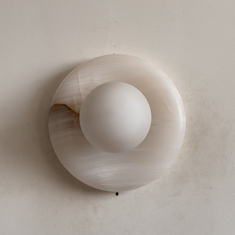 Orli White Jade Sconce