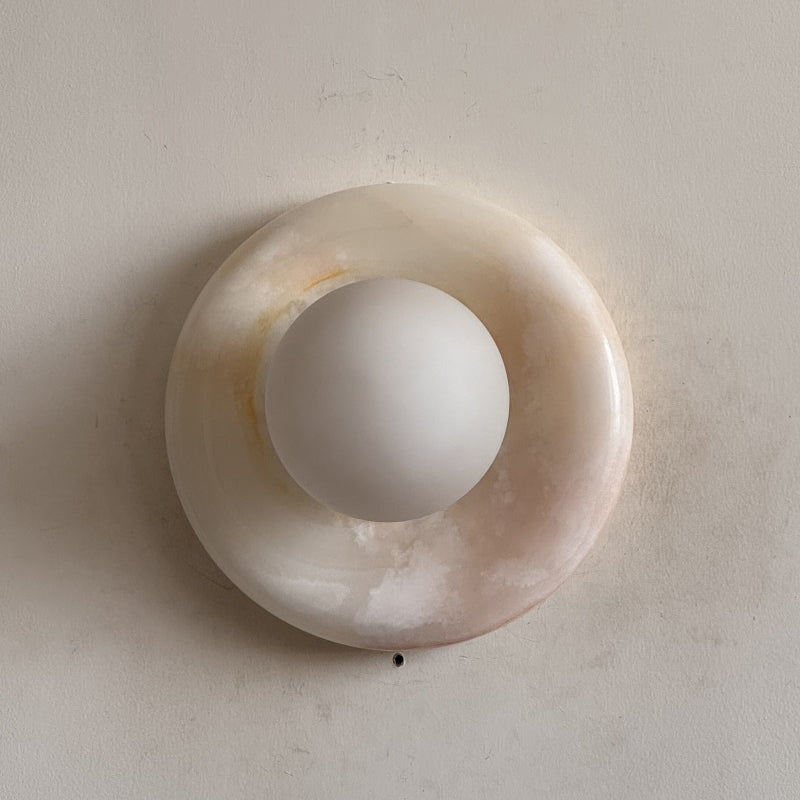 Orli White Jade Sconce