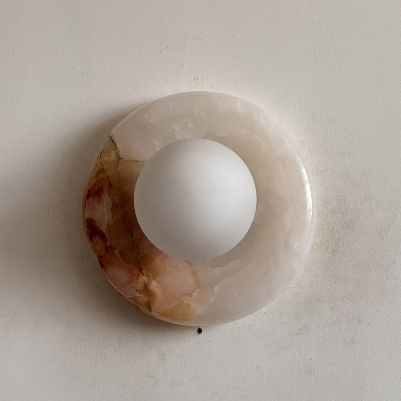 Orli White Jade Sconce