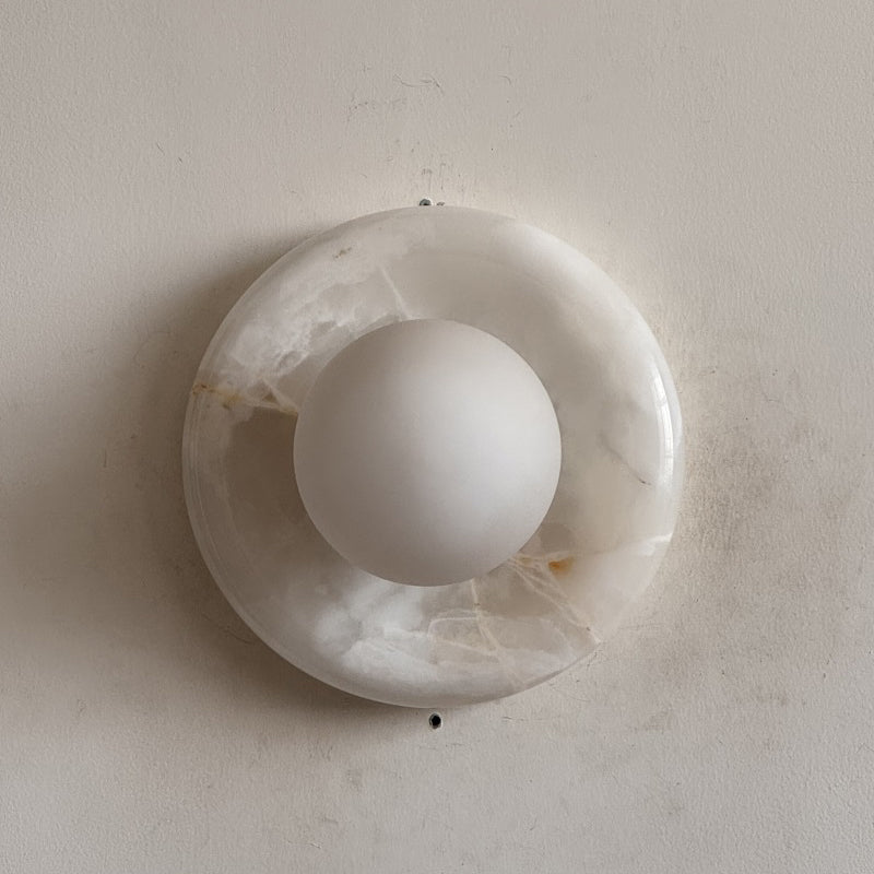 Orli White Jade Sconce