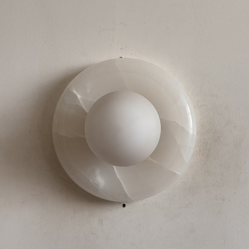 Orli White Jade Sconce