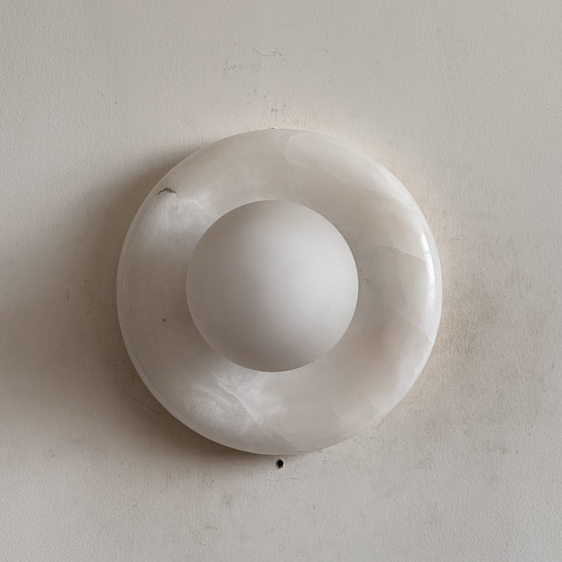 Orli White Jade Sconce