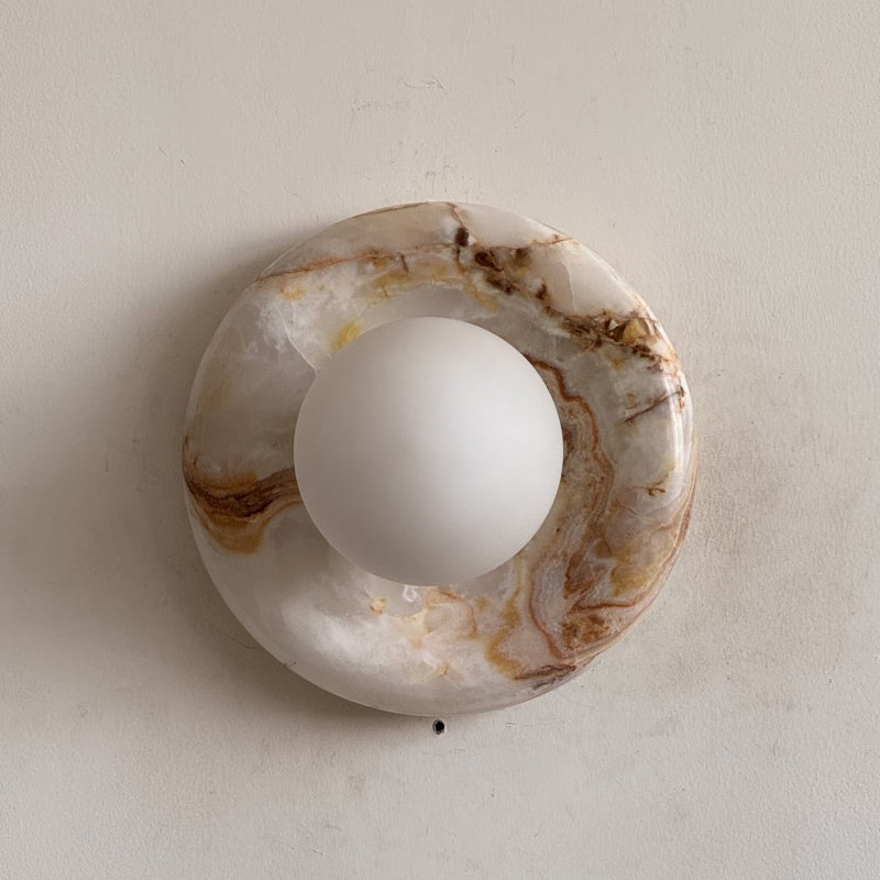 Orli White Jade Sconce