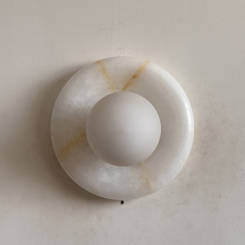 Orli White Jade Sconce