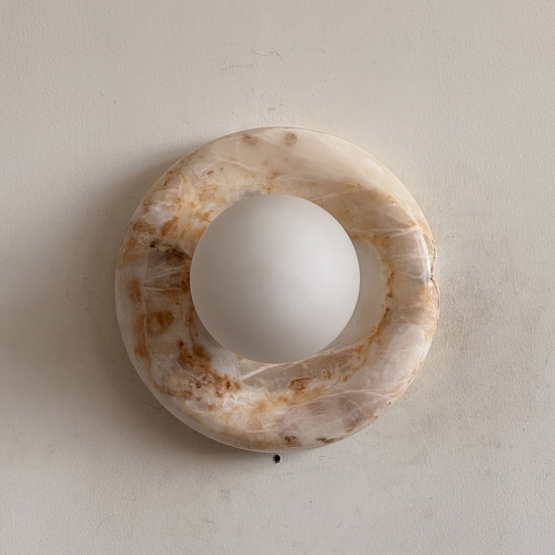 Orli White Jade Sconce
