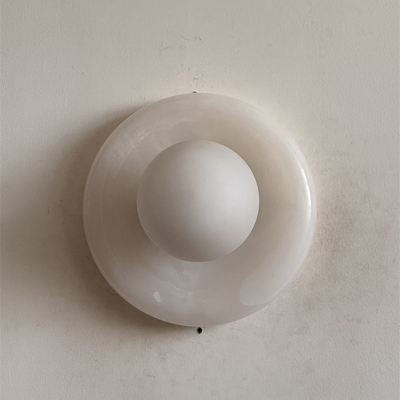 Orli White Jade Sconce