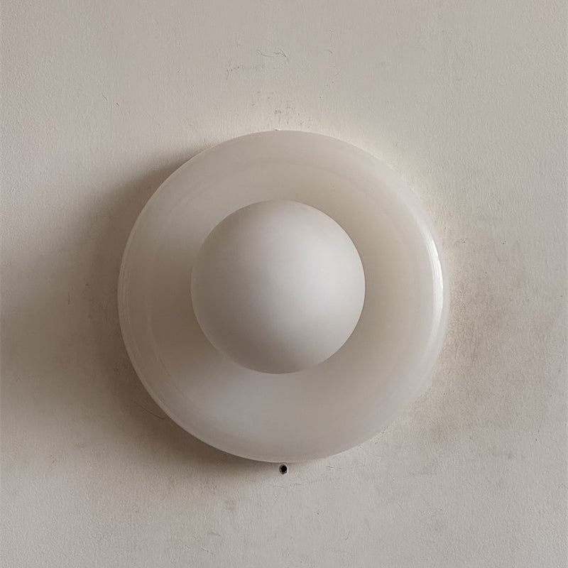 Orli White Jade Sconce