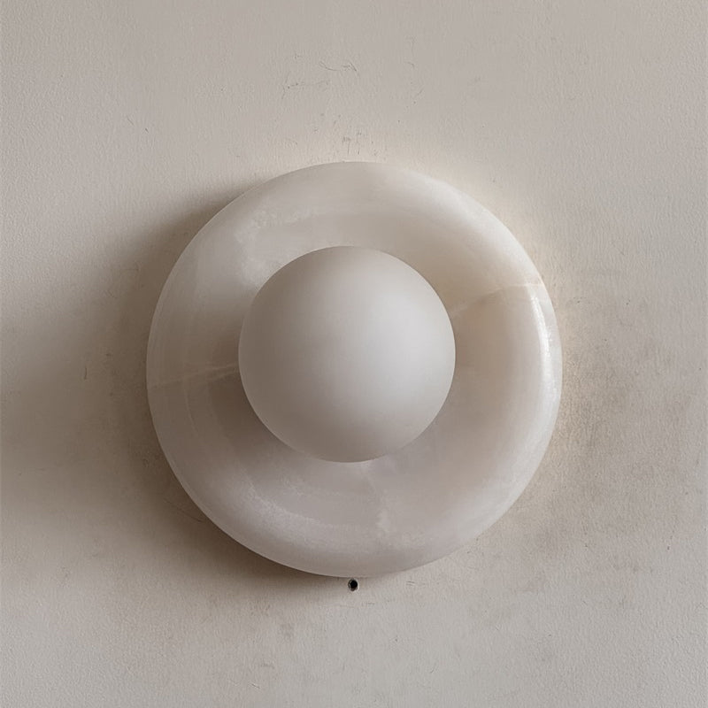 Orli White Jade Sconce