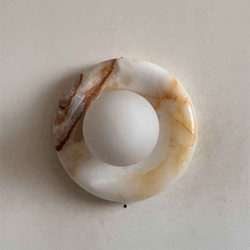 Orli White Jade Sconce