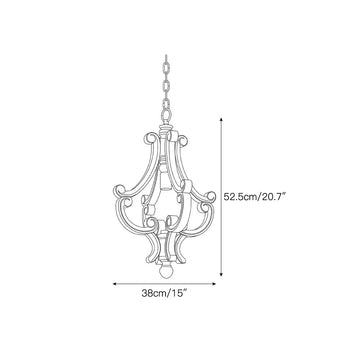 Valdorin Pendant Lamp – detail 3 — Dimension drawings 1