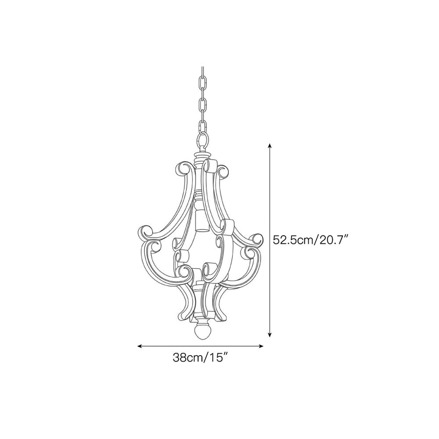 Valdorin Pendant Lamp – detail 3 — Dimension drawings 1