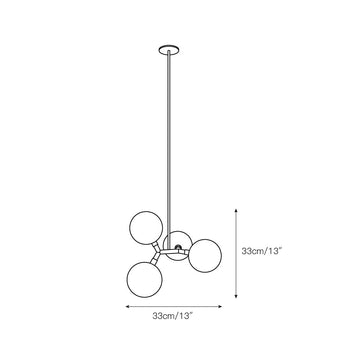 Veer Pendant Lamp – detail 3 — Dimension drawings 1
