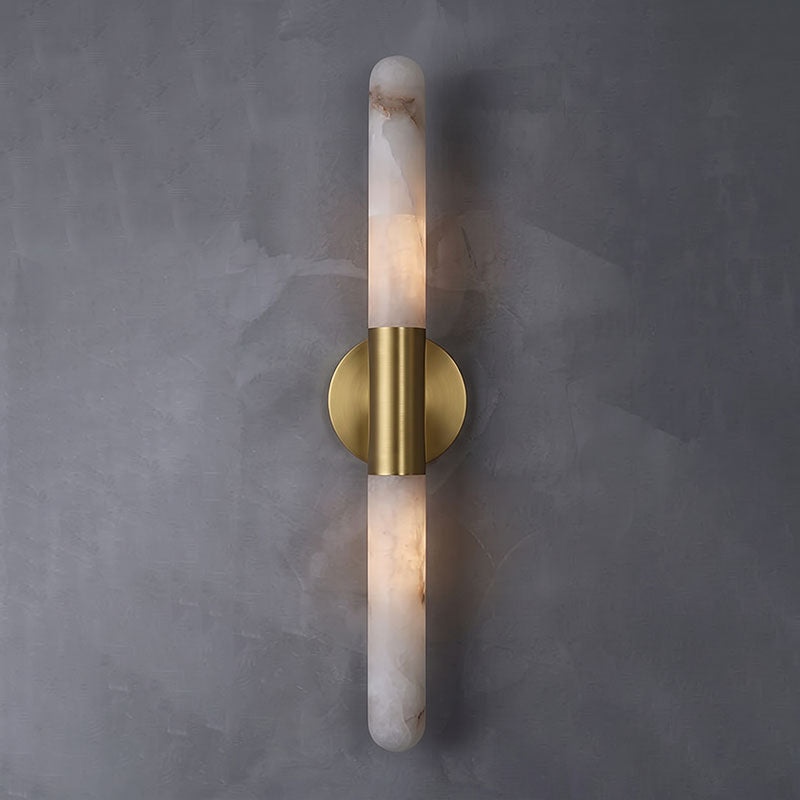 Aplique de pared Velin Alabastro Tubo
