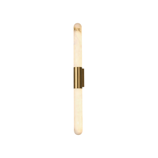 Velin Alabaster Tube Wall Sconce