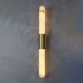 Load image into Gallery viewer, Velin Alabaster Tube Wall Sconce
