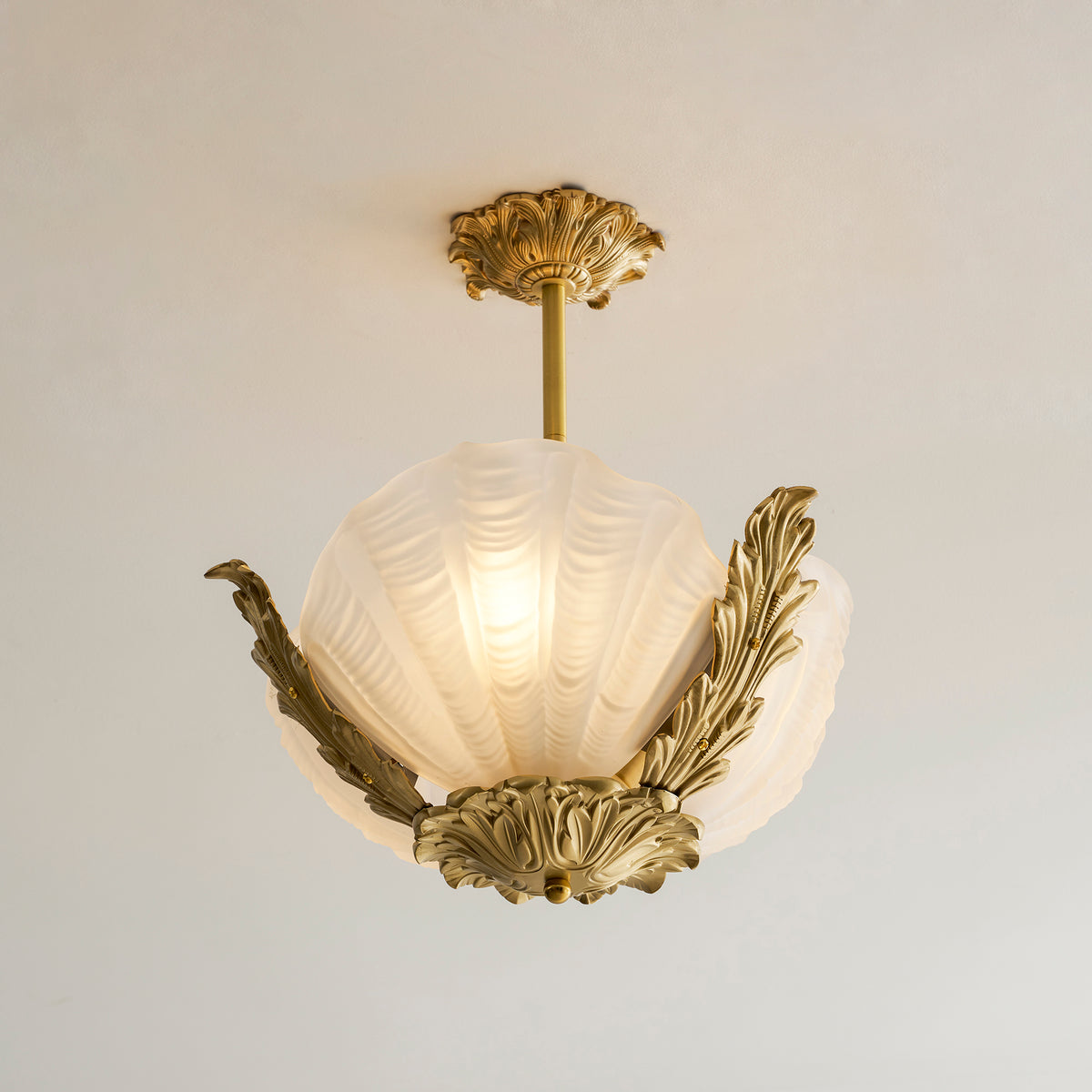 Luminaire plafond Velmira Shell