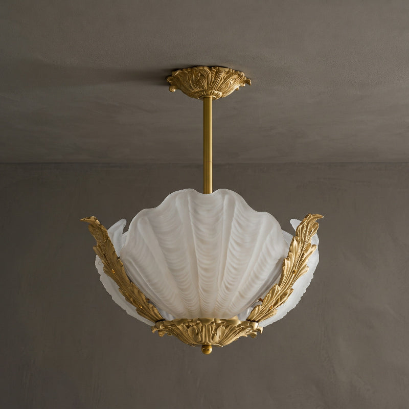 Luminaire plafond Velmira Shell