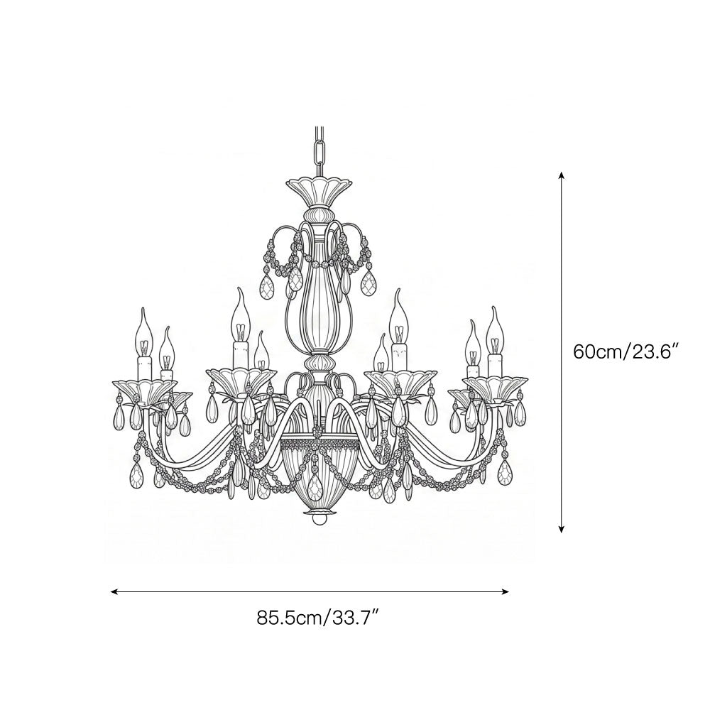 Venatici Crystal Chandelier