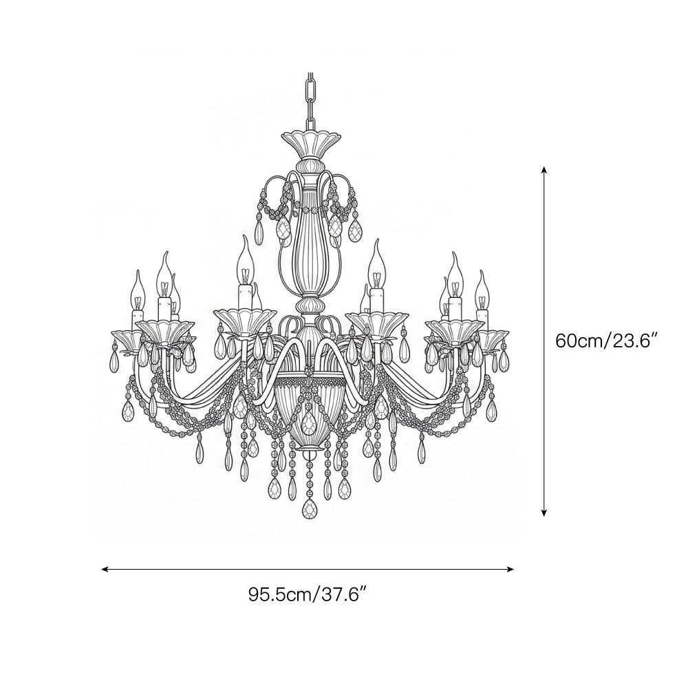 Venatici Crystal Chandelier