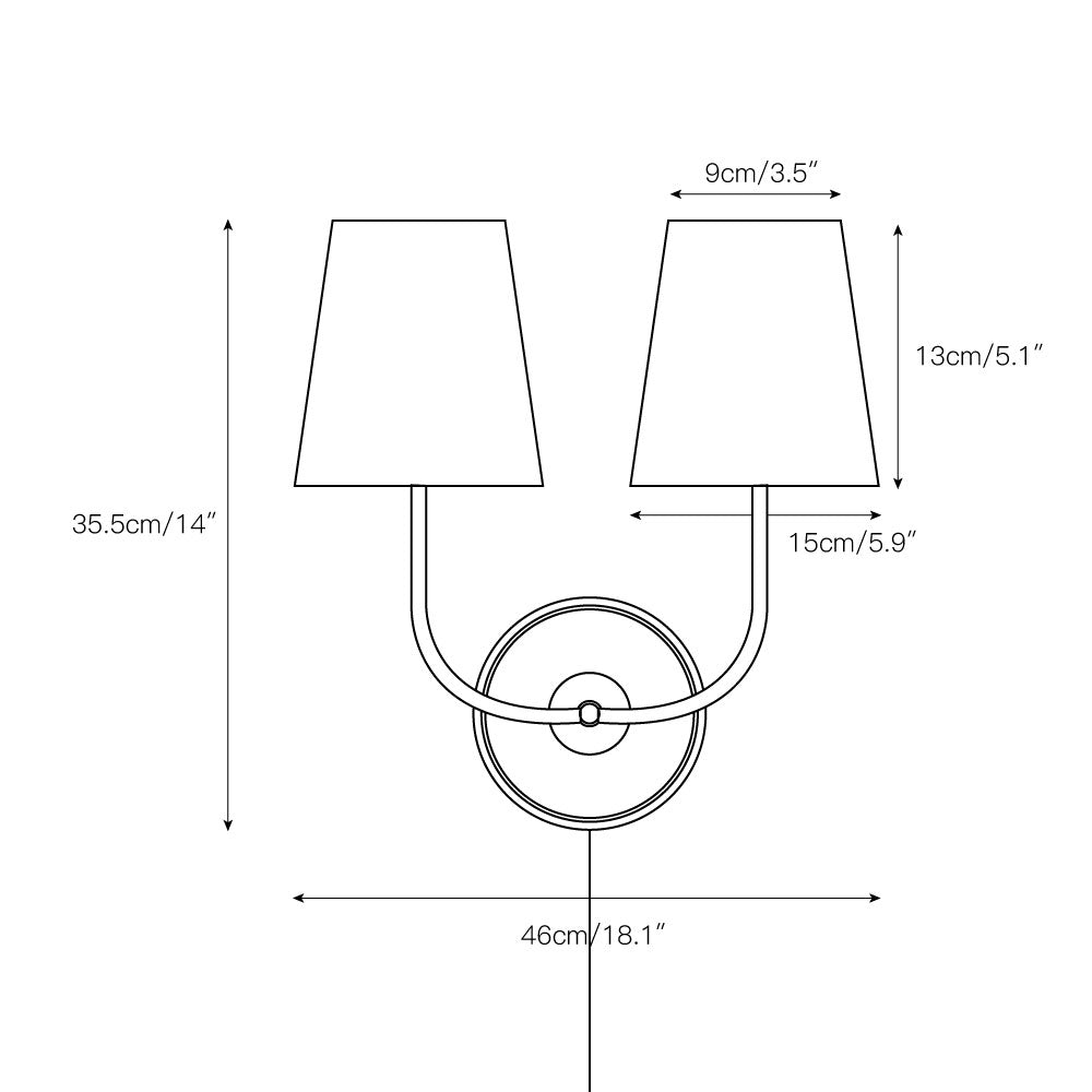 Vendome Plug-in Sconce