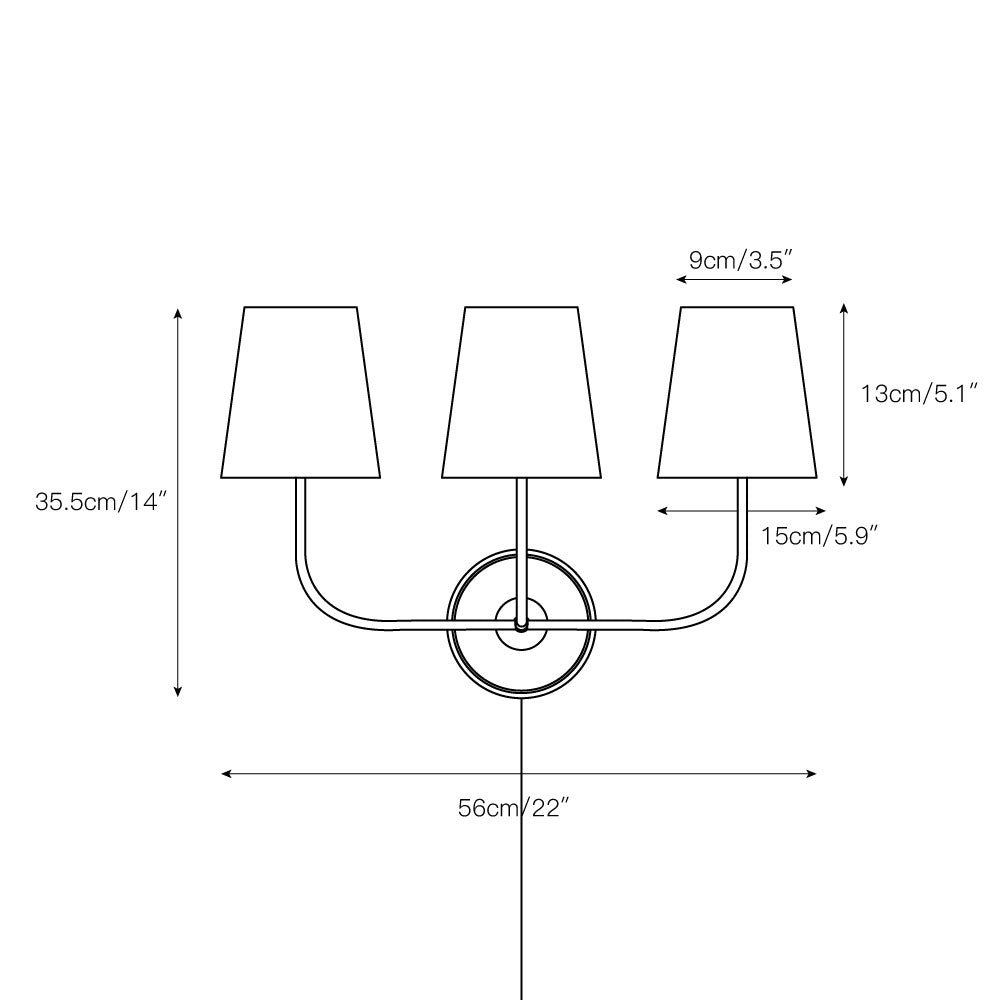 Vendome Plug-in Sconce